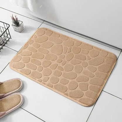 January: Memory Foam Bathroom Mat