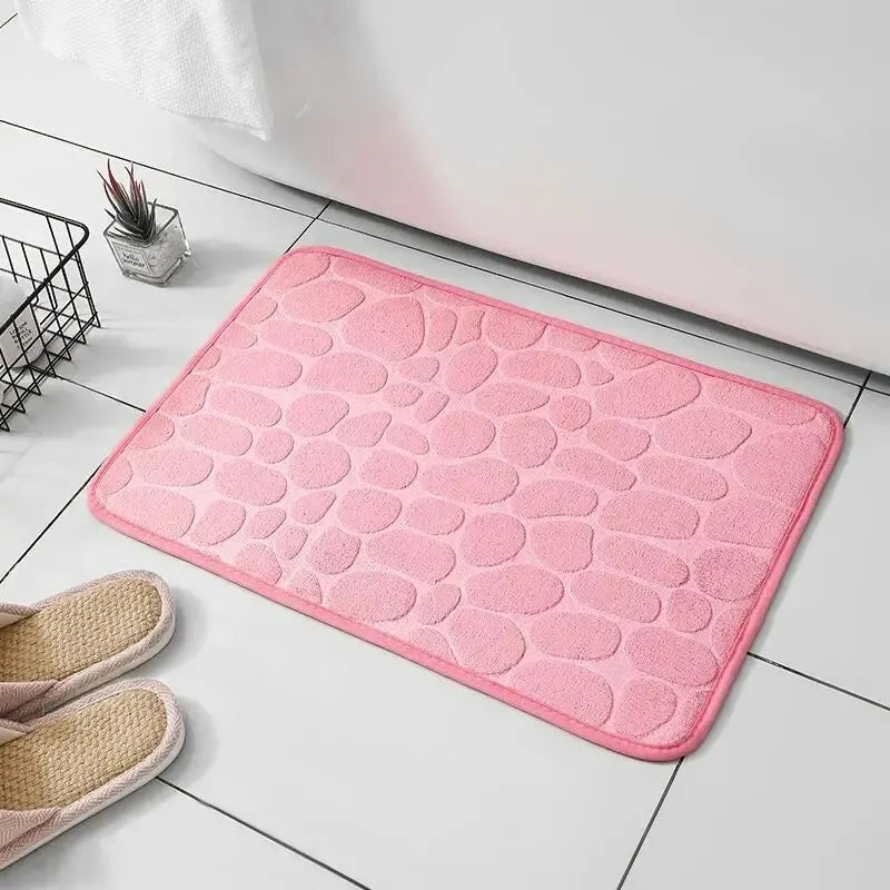 January: Memory Foam Bathroom Mat