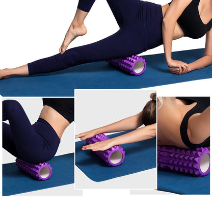 April: Fitness Exercise Back Massage Roller