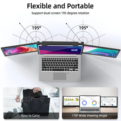 May: 11.6in Portable Dual Screen Display