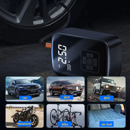 May: Wireless Car Tyre Compressor