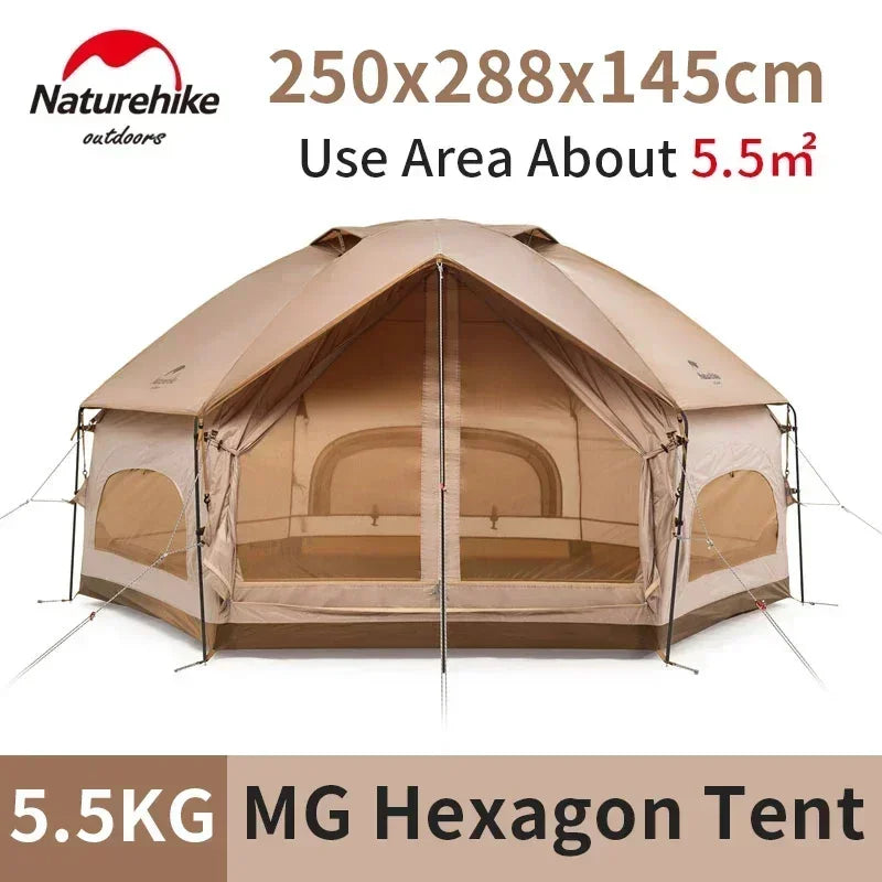 August: Mongolian Camping Tent