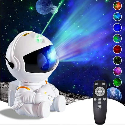 April: Star Projector Galaxy Night Light Astronaut